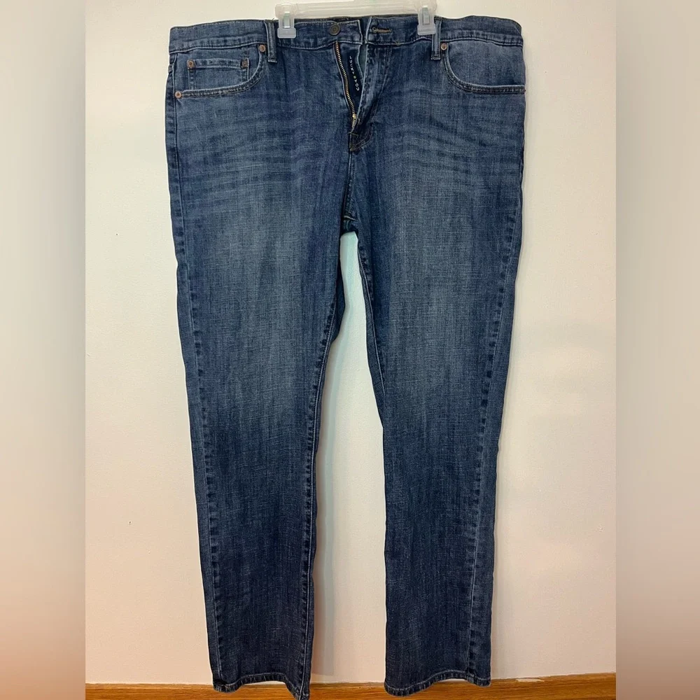 Men’s Lucky Brand 221 Straight Jeans 40x32 (Measured 42x31) Dark Wash - Picture 1 of 10
